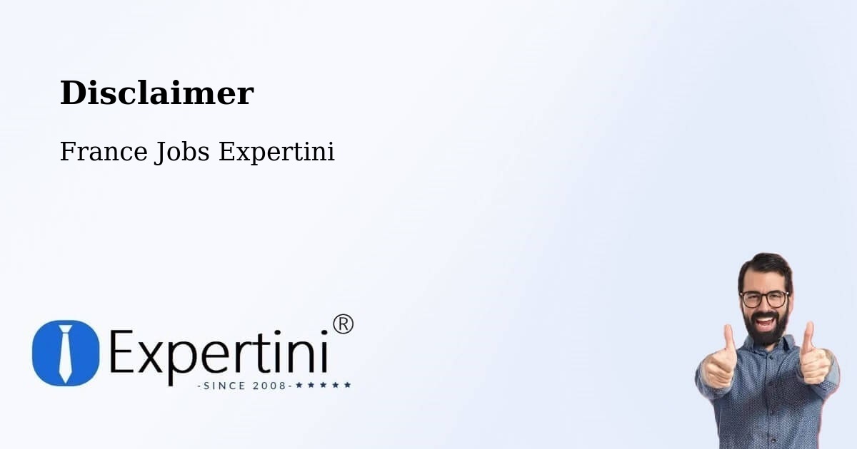 Disclaimer – Valréas - France Jobs Expertini